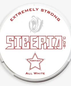 Siberia Snus -80 Extremely strong All White Original