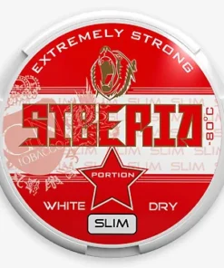 Siberia Snus -80 Extremely strong White Dry Slim