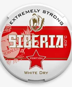 Siberia Snus -80 Extremely strong White Dry 16G