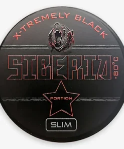 Siberia Snus -80 Xtremely Black Slim Portion