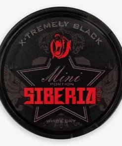 Siberia Snus -80 Xtremely Black White Dry Mini