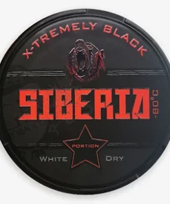 Siberia Snus - 80 Xtremely Black White Dry